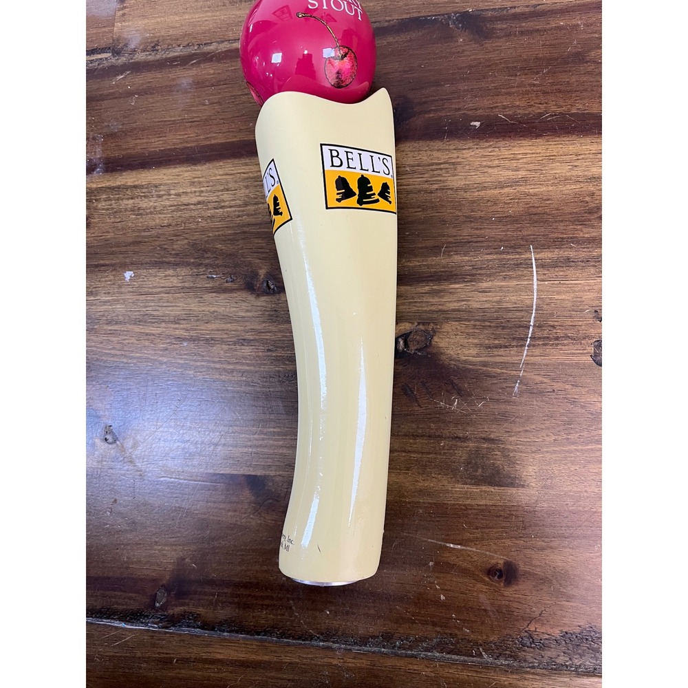 Bell's Brewery Cherry‎ Stout Beer Tap Handle Ball Top Vintage Bar Collectible